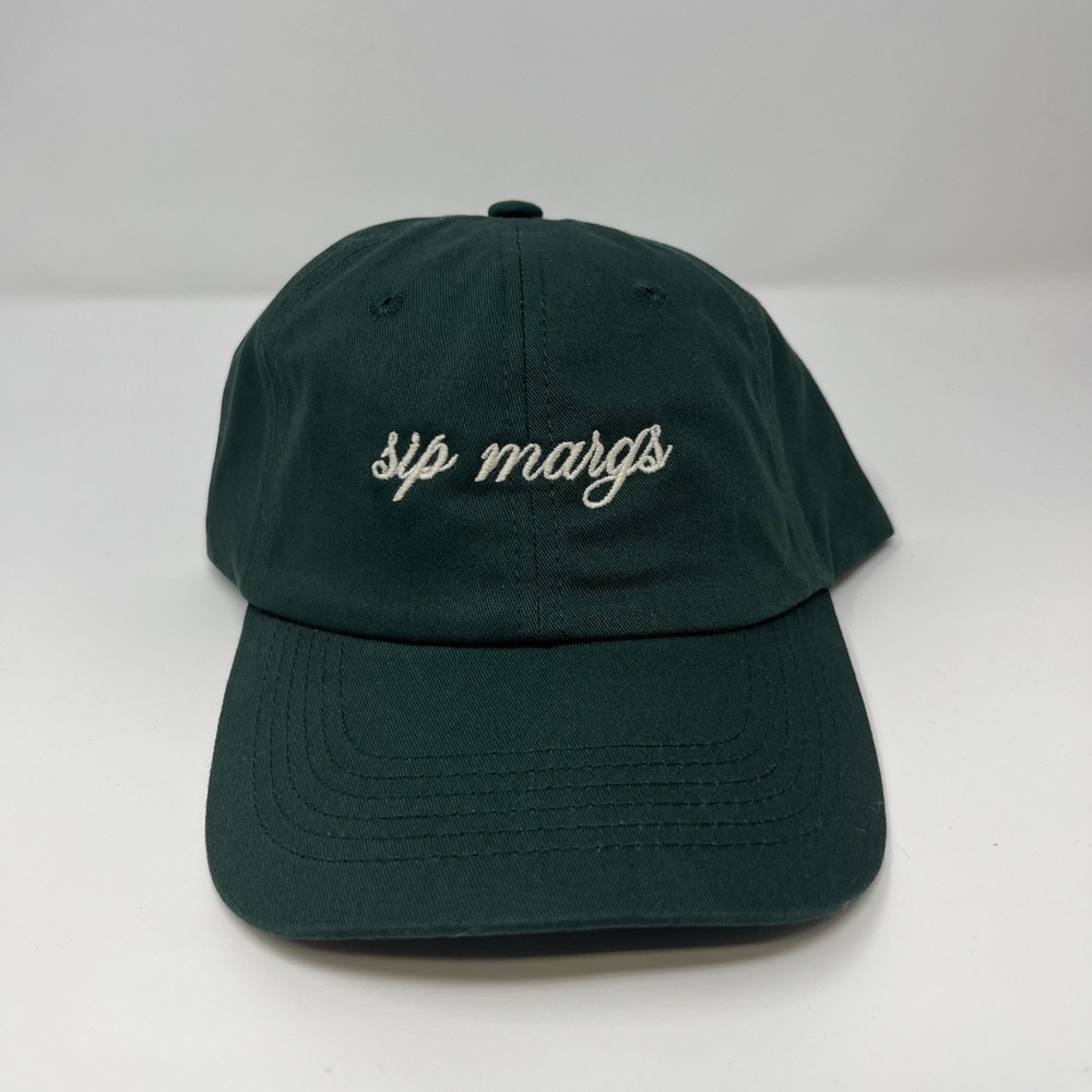 Sip Margs Green Dad Hat One Size